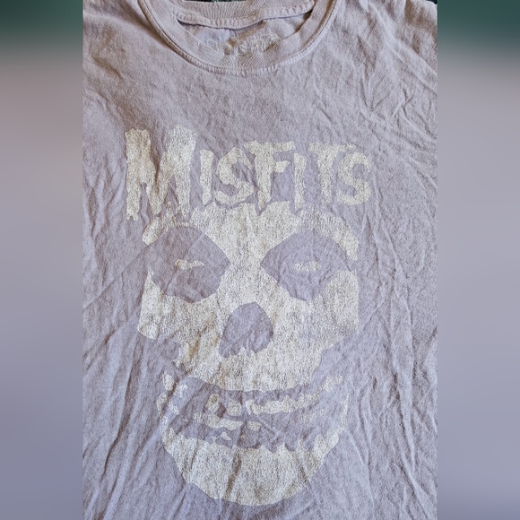 Misfits scull gray 100% cotton oversized t-shirt size M-L - Picture 1 of 8
